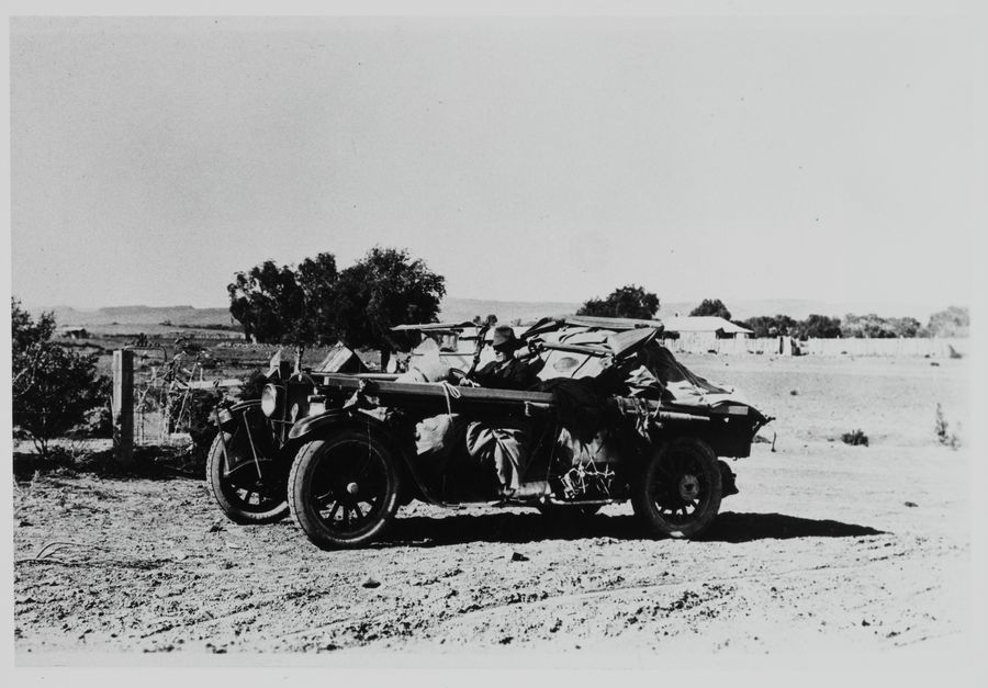 John Flynn in his Dodge