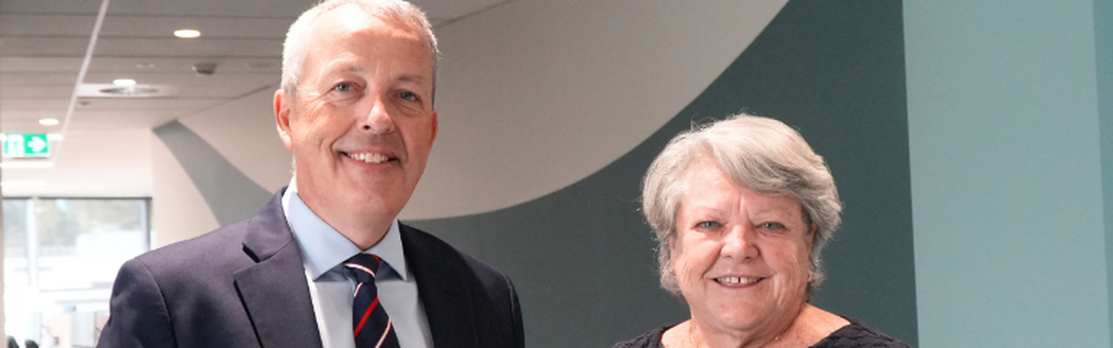 Rob Slocombe and Joanne Farrell