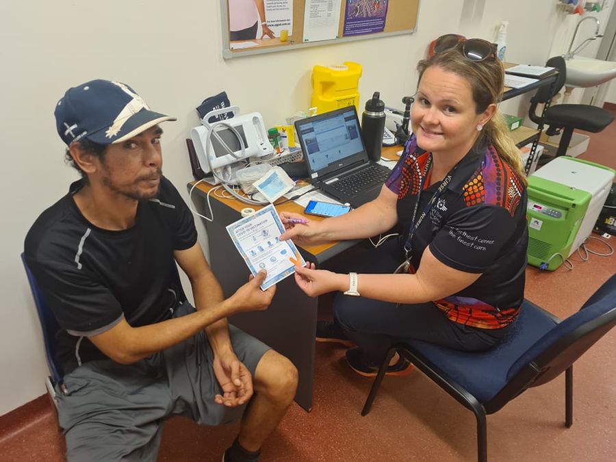 RFDS Plane with Covid vaccinations 