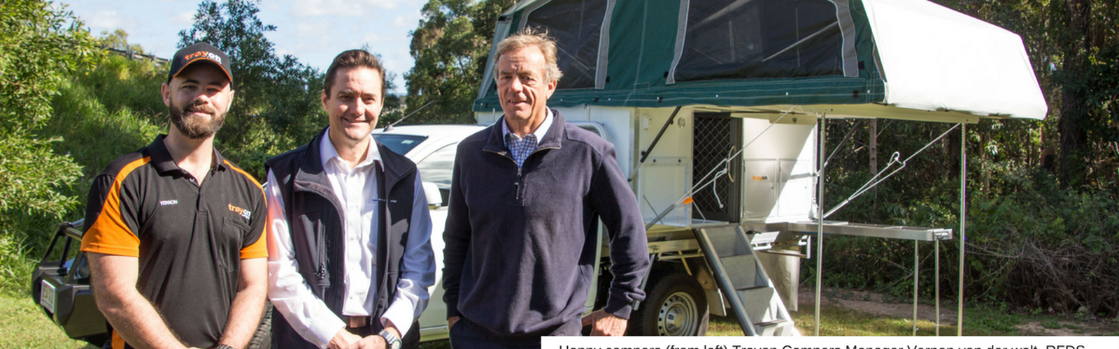 Trayon Campers donates $40,000 purchase price to RFDS