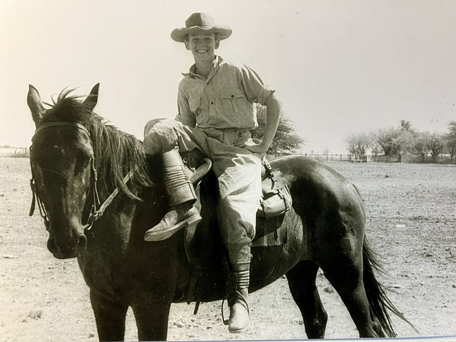 On horse