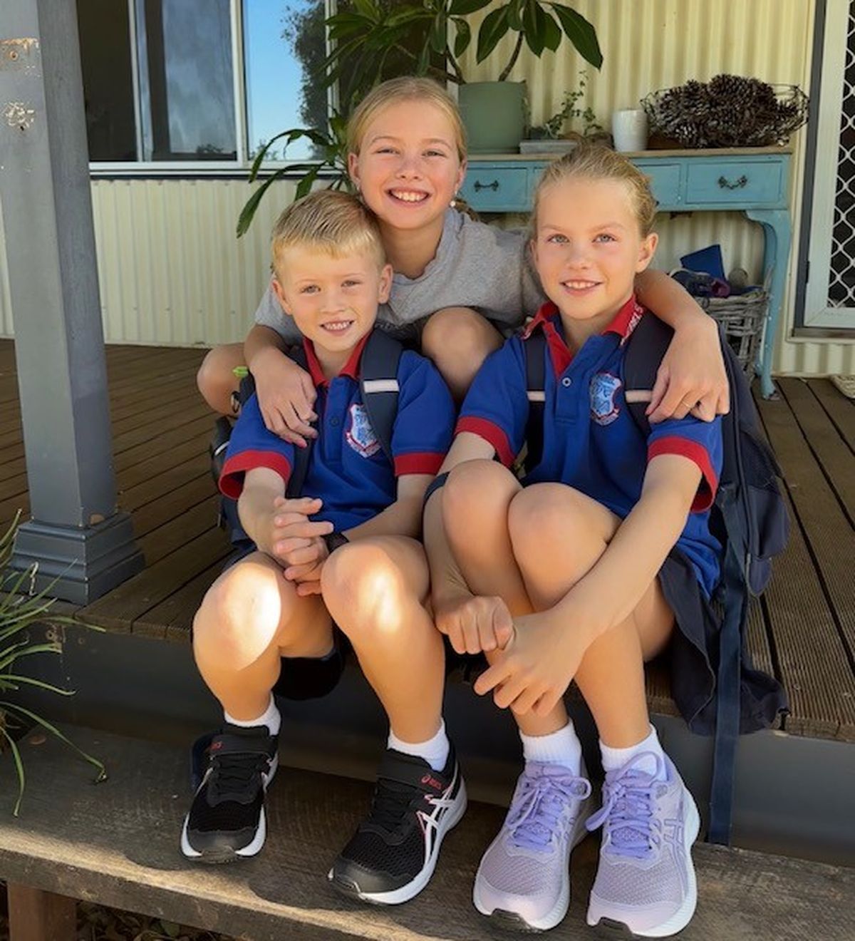 Gemma, and her siblings, are always happy to see the mobile dentist at Goodooga