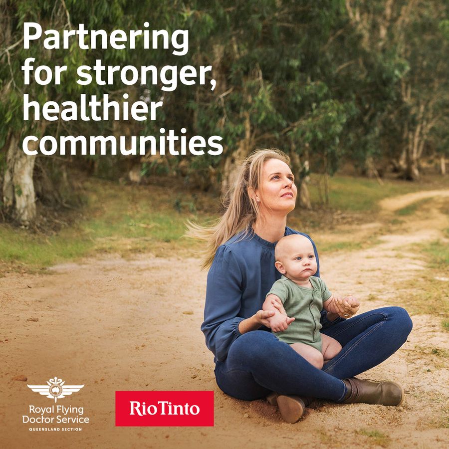 Megan Van Wyk with her son