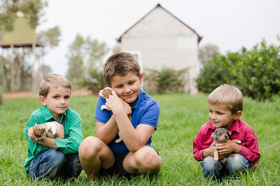 Children supported by the RFDS. Your gifts can help them