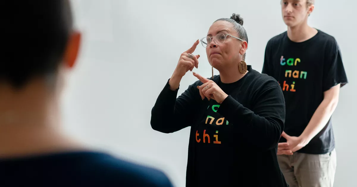 Tarnanthi Deaf-led Auslan Tour - AGSA