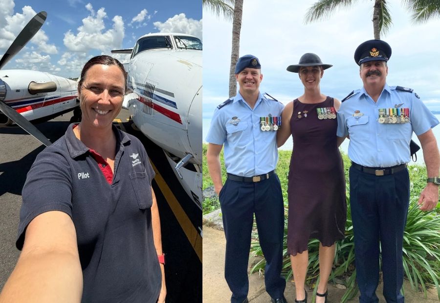 Vicky at ANZAC service 
