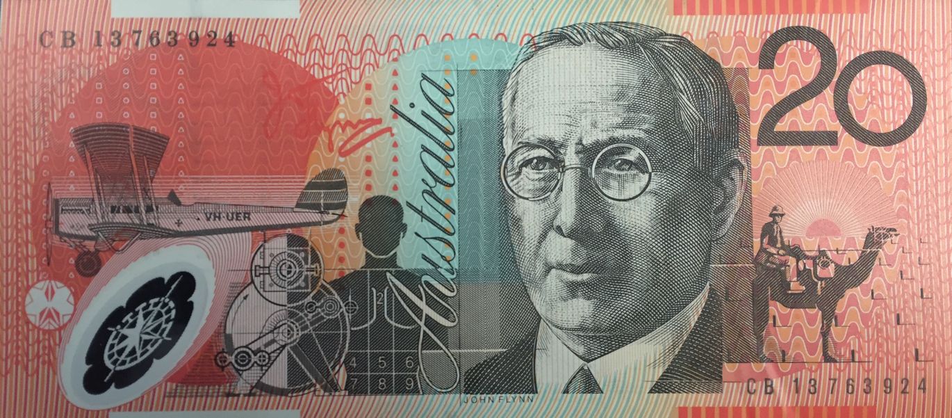 Twenty dollar note