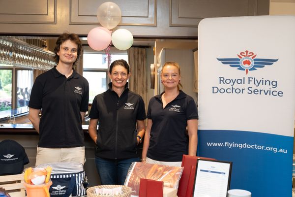 RFDS Vic staff at the Ryman family fun day.
