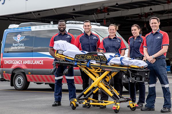RFDS road patient transport service