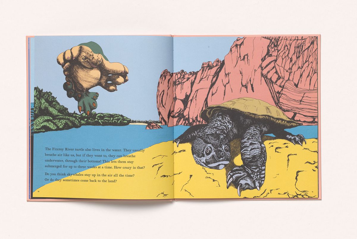 image of double page spread from children's book