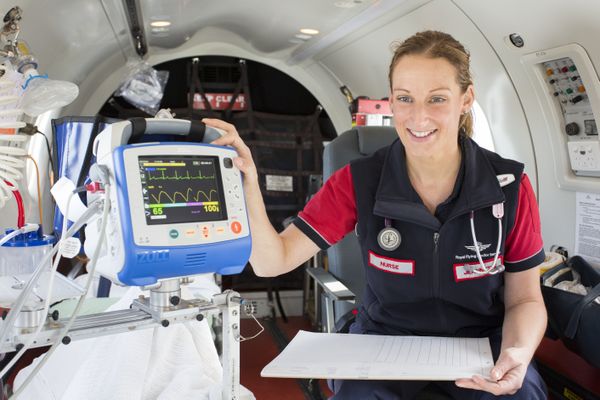 RFDS flight nurse finalist in the 2020 Year of the Midwife and Nurse Awards