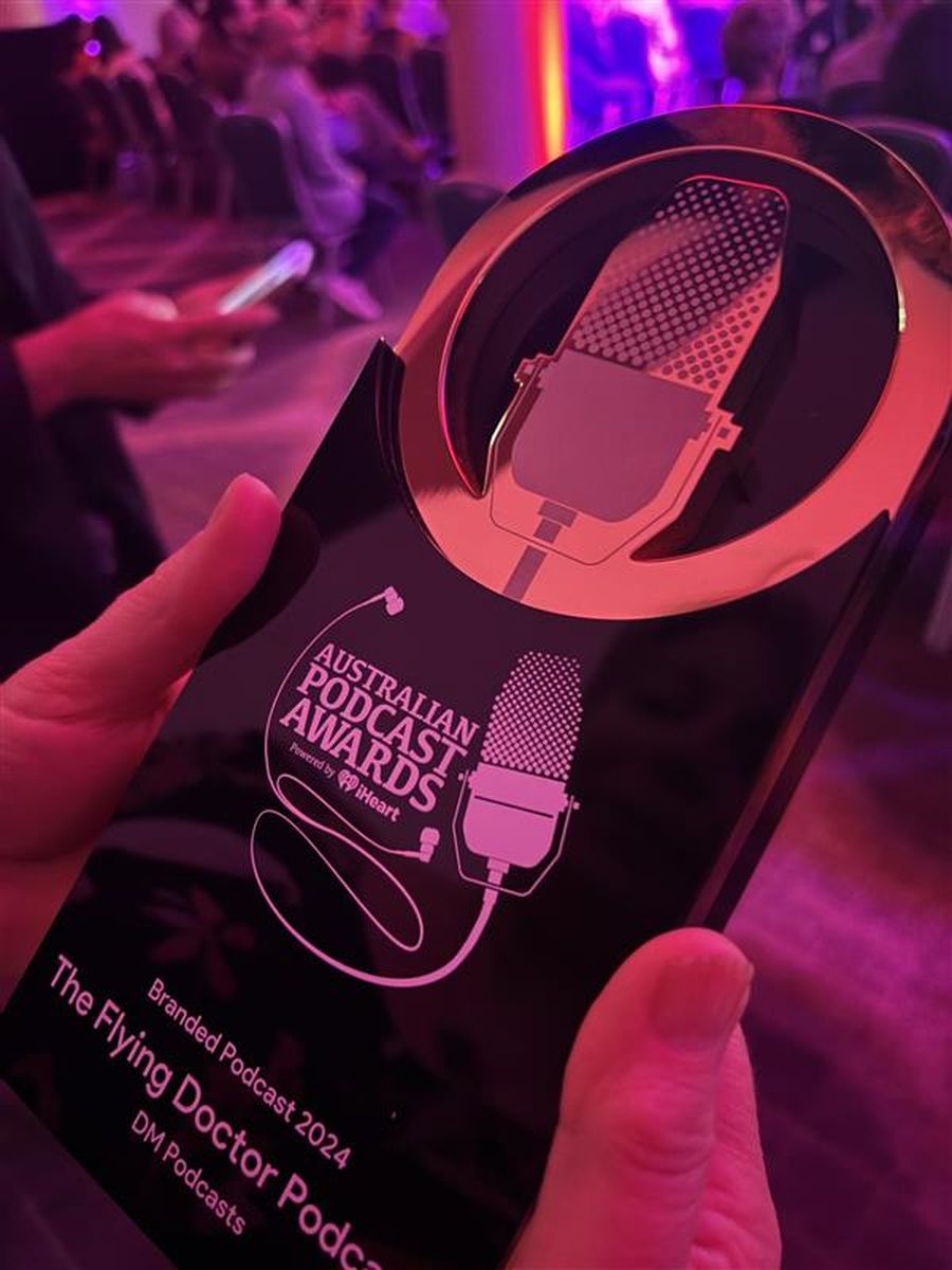 Australian Podcast Awards Trophy