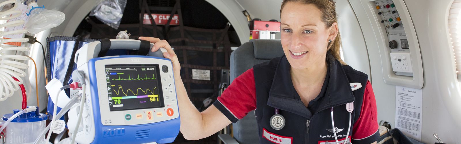 RFDS flight nurse finalist in the 2020 Year of the Midwife and Nurse Awards 