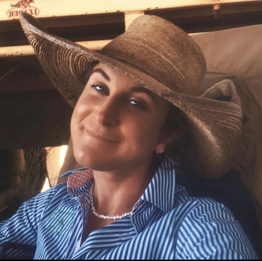 Katie and her dogs are used to living remotely and often working solo