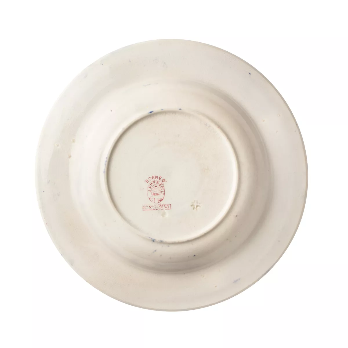 Soup plate, with ‘Borneo’ motif - AGSA Collection