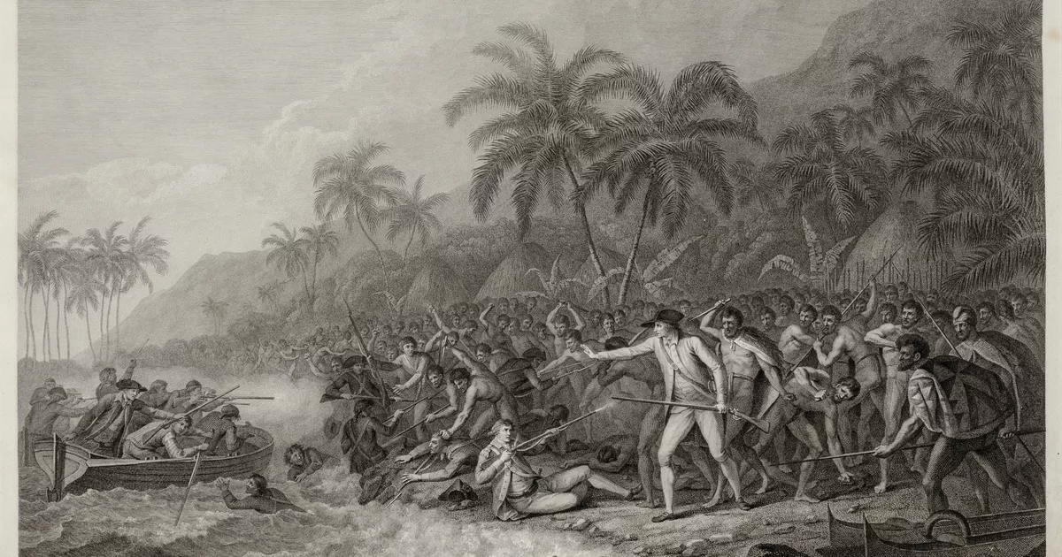 The death of Captain Cook - AGSA Collection