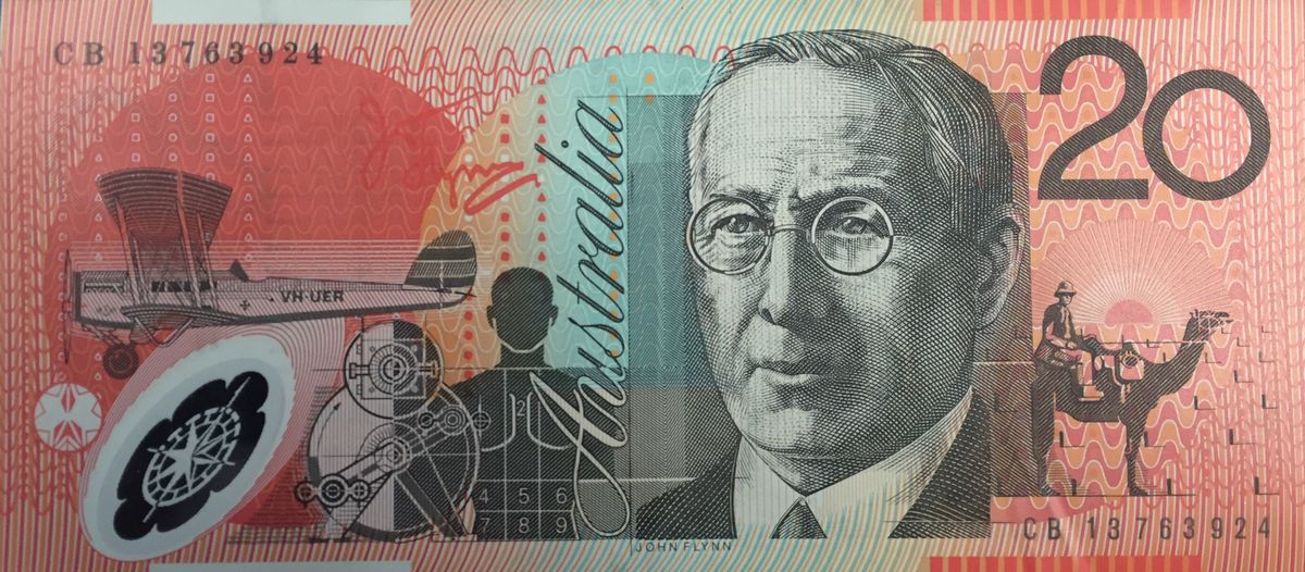 Twenty dollar note