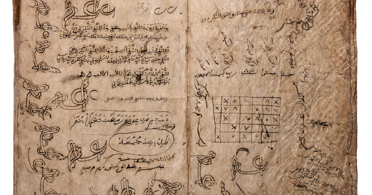 Pesantren manuscript, including 'Shahadatayn', 'Umm al-Barāhīn' and 'Al ...