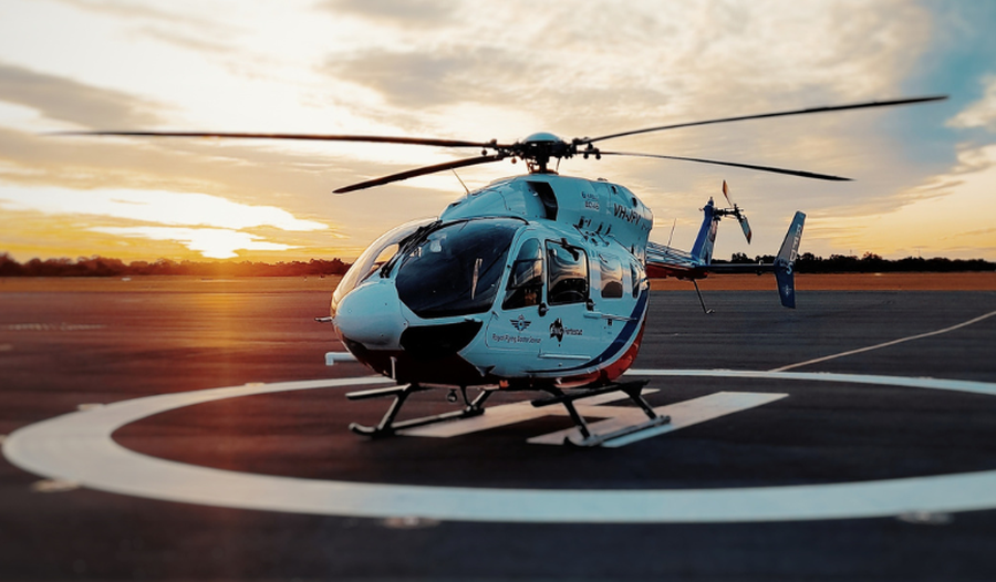 RFDS WA Fortescue EC-145 Helicopter