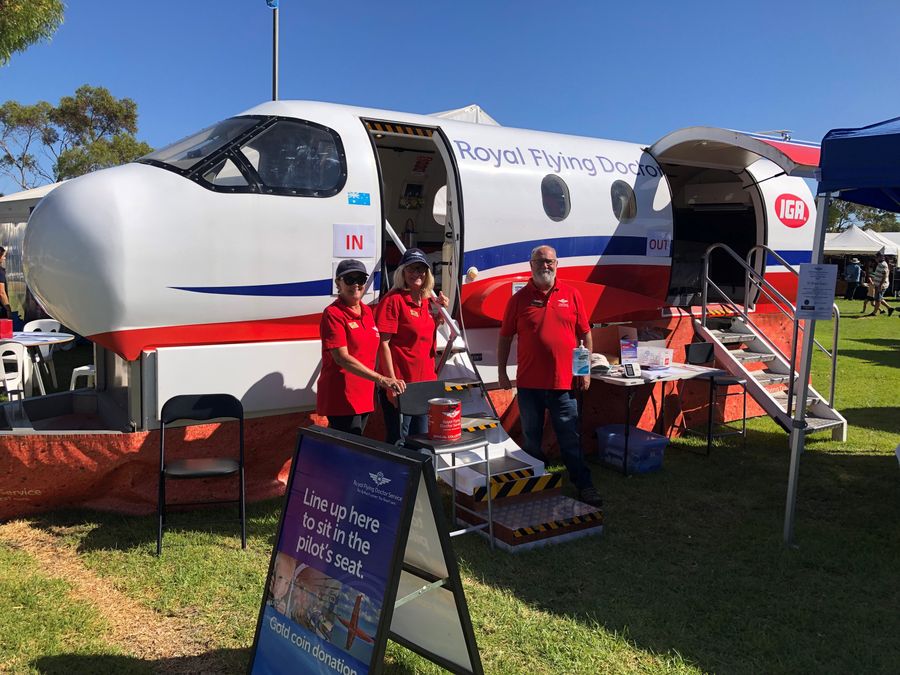 Our RFDS simulator at the South East Field Day, SA
