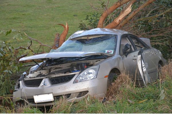 jack's wrecked car
