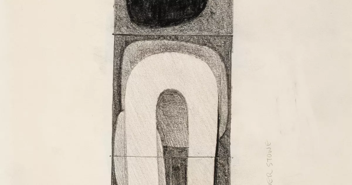 recto: Preparatory drawing for the painting 'Indicative'; verso ...