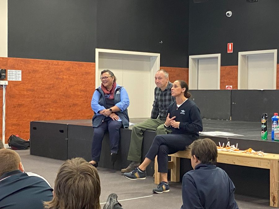 RFDS Tasmania anti-vaping program leads with Port Dalrymple School's Tom Millen. 