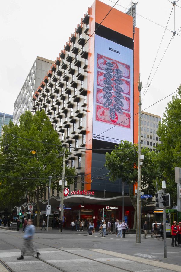 ooh media billboard featuring Fiona Hall