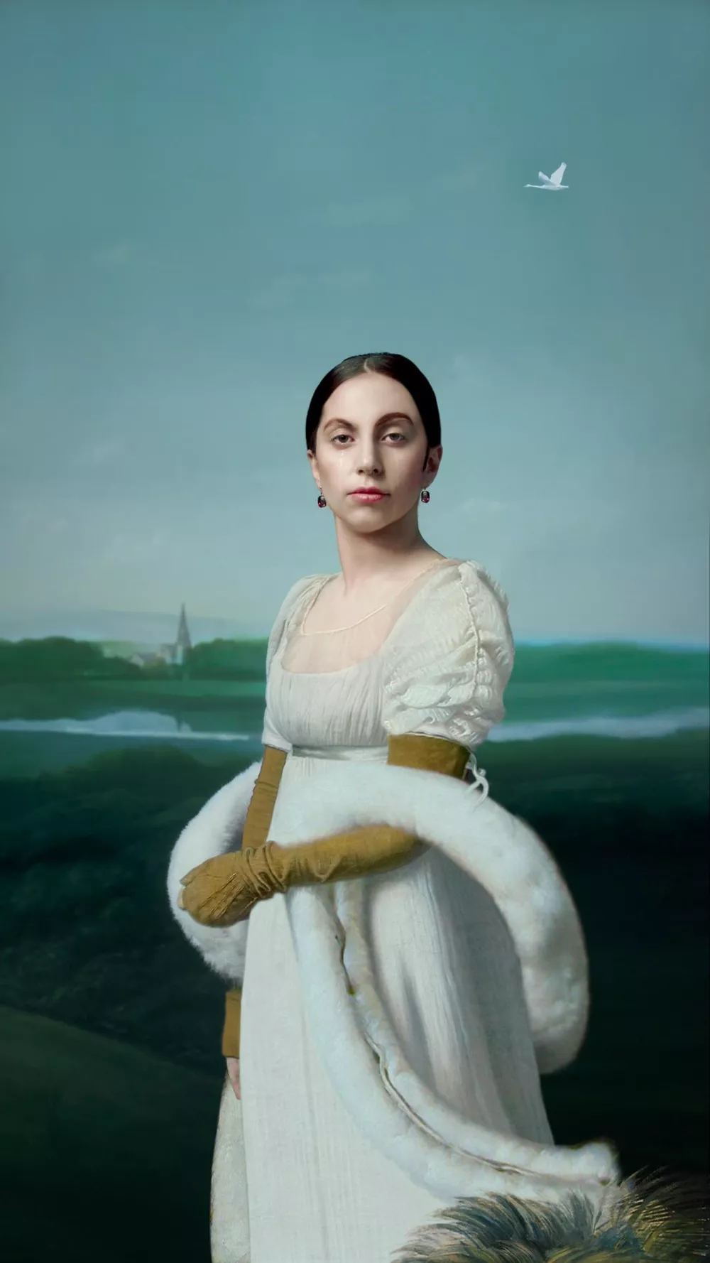 Robert Wilson, born 1941, Lady Gaga: Mademoiselle Caroline Riviere, 2013,  HD Video; music by  Michael Galasso,  Courtesy RW Work Ltd