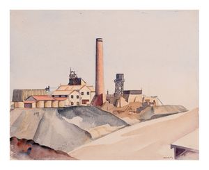 Image of The smelter chimney