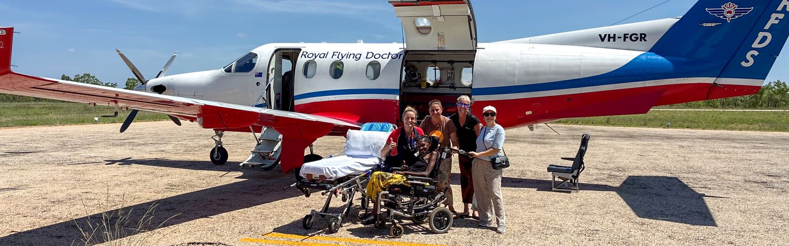 The gift of going home: Flying Doctor and MJD Foundation unite to support the trips that matter most