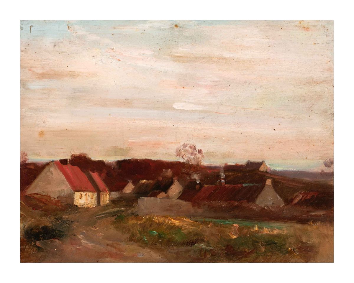 Image of Landscape with cottages