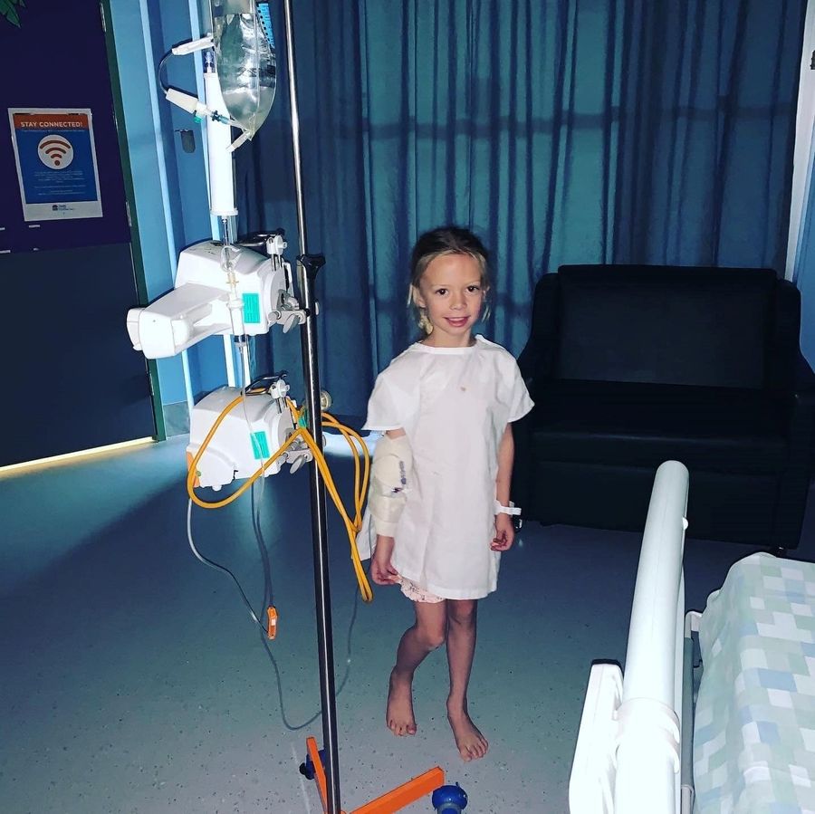 Augie in hospital 