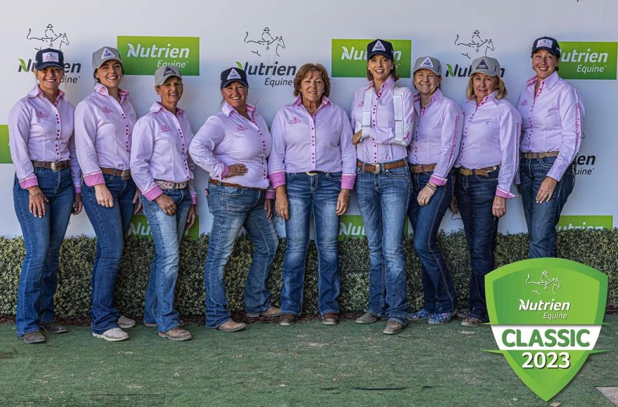 Gayle and members of the Classic Ladies Foundation