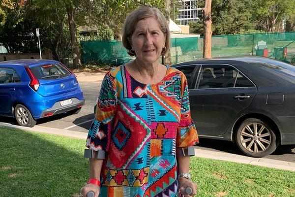 Thanks to you, Judy is back on her feet after her hip dislocated in Cobar
