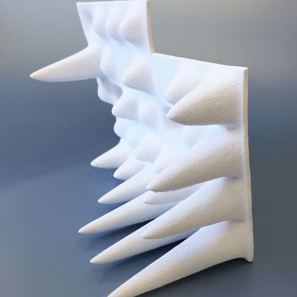 Kate Dunn, Scorcher, 3D printed porcelain, photo: Graham Clarkson 