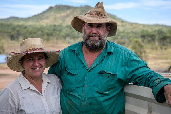 The French family at Gilberton Station 