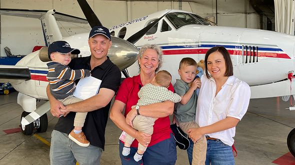 Flight Nurse reunited with baby born in the sky