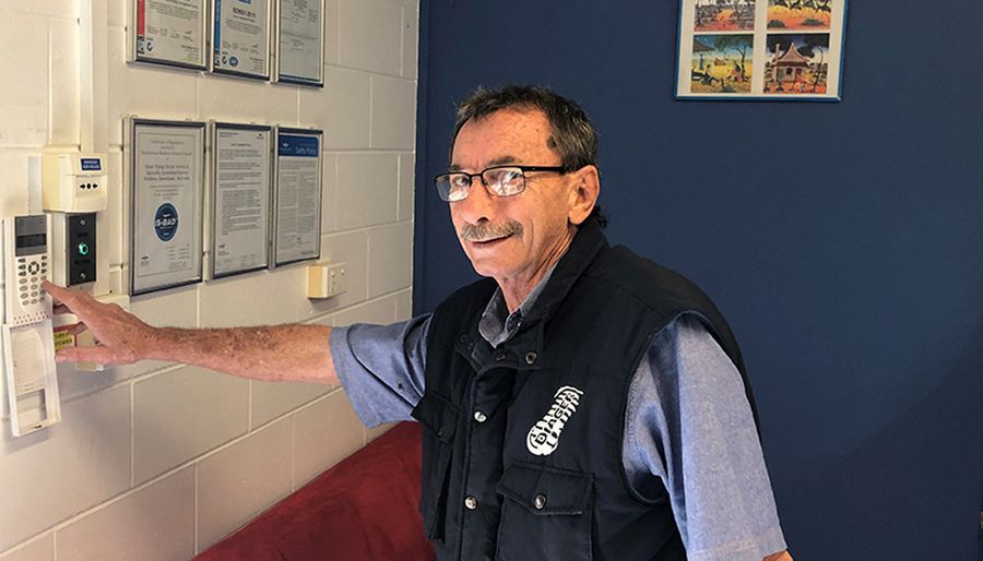 Graham checking security system 