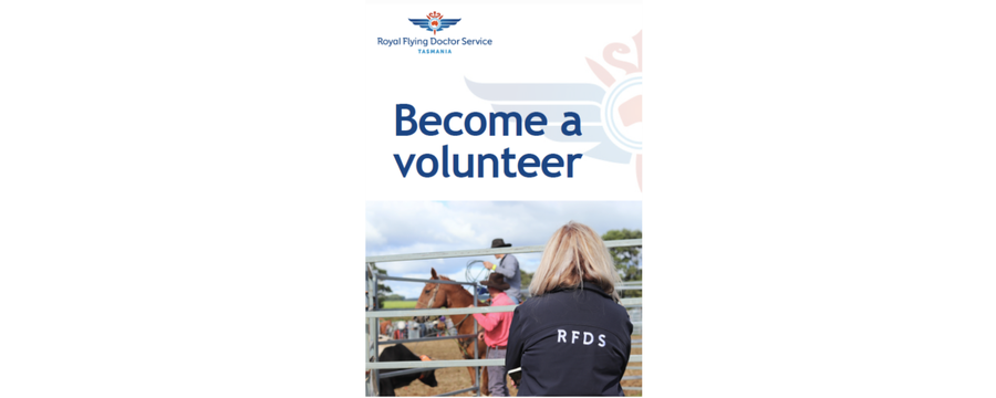 Become a RFDS Tasmania volunteer booklet