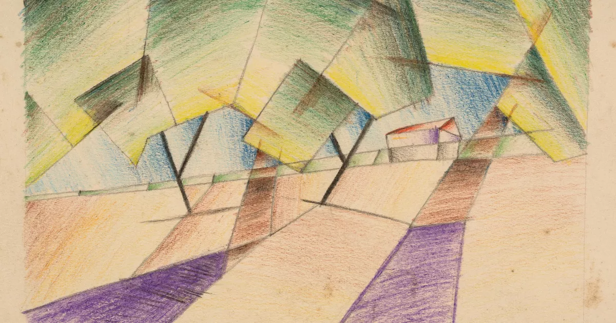 (Cubist landscape) - AGSA Collection
