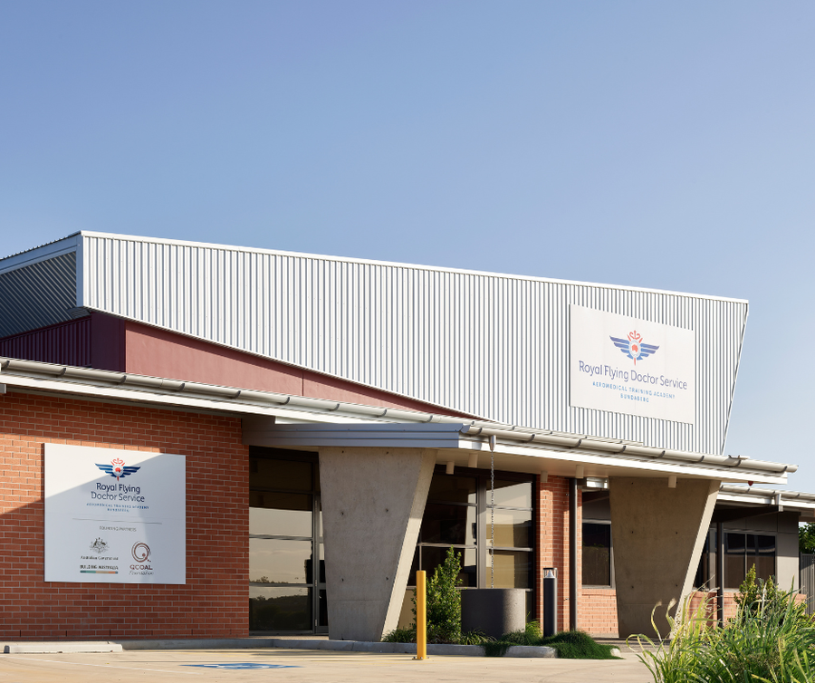 Outside of the Aviation Training Academy in Bundaberg