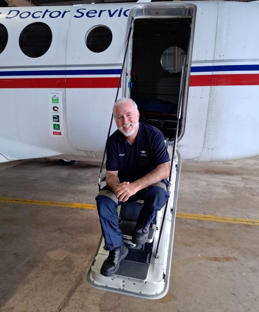 Chaddy with RFDS 