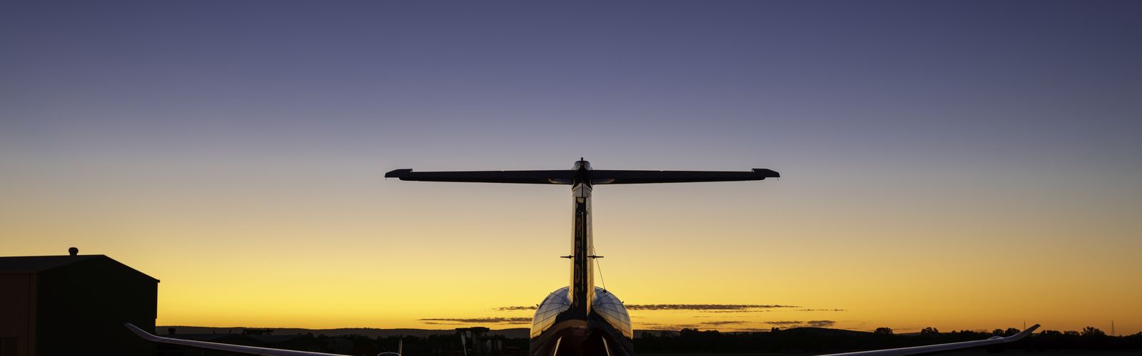 Back of an RFDS aircraft