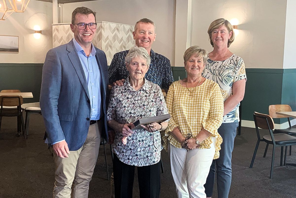RFDS's Charlie Paterson and the Clarke family