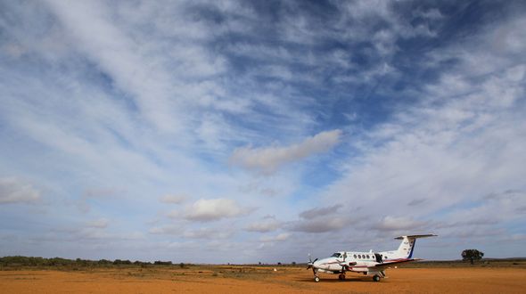 RFDS aircraft in the outback