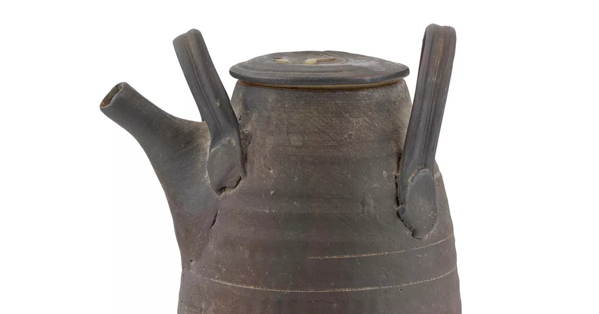 Two-handled teapot and lid - AGSA Collection