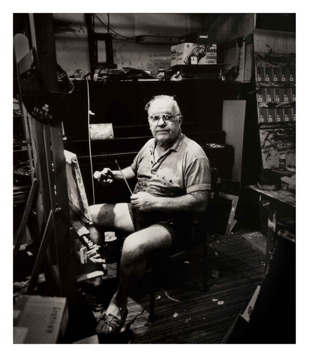 Image of Portrait of Pro Hart in his studio