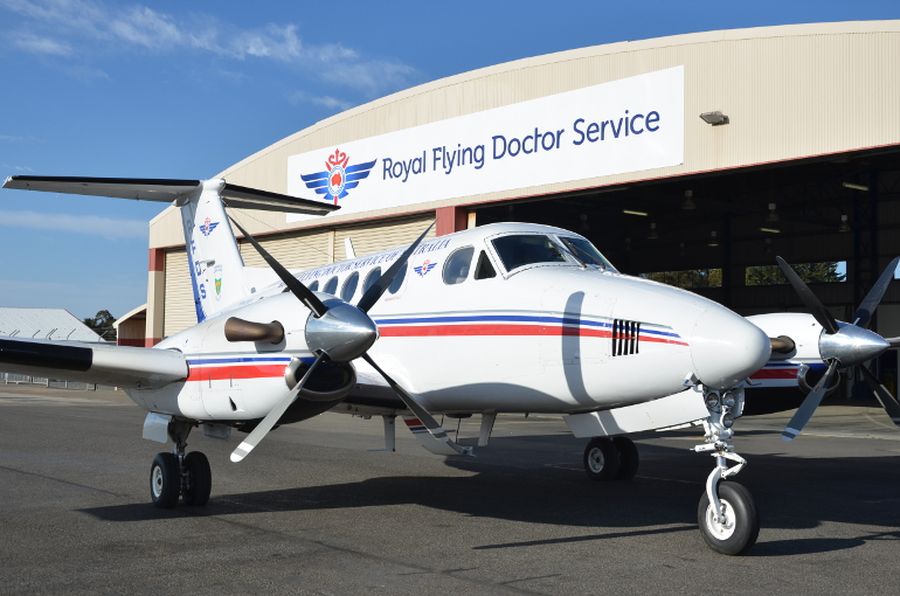 RFDS Aircraft at the Launceston Base