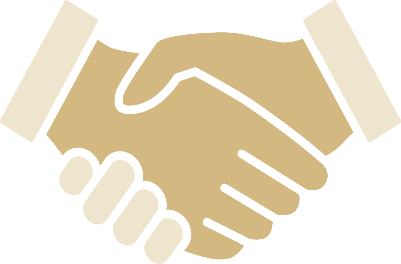 This is an image of two hands clasping.